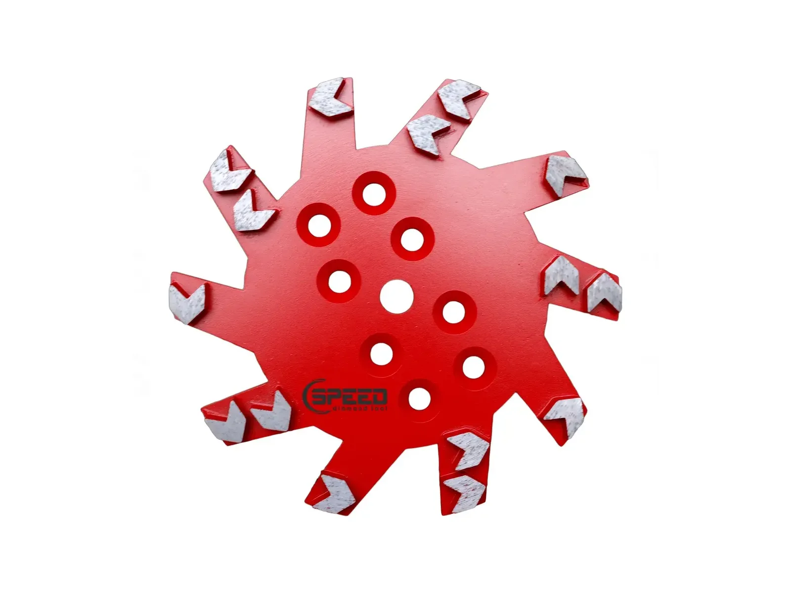 10" 15 Arrow Segment Grinding Plates