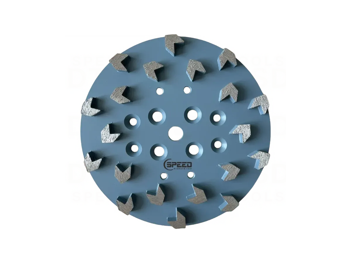 10" 20 Arrow Segment Grinding Plates