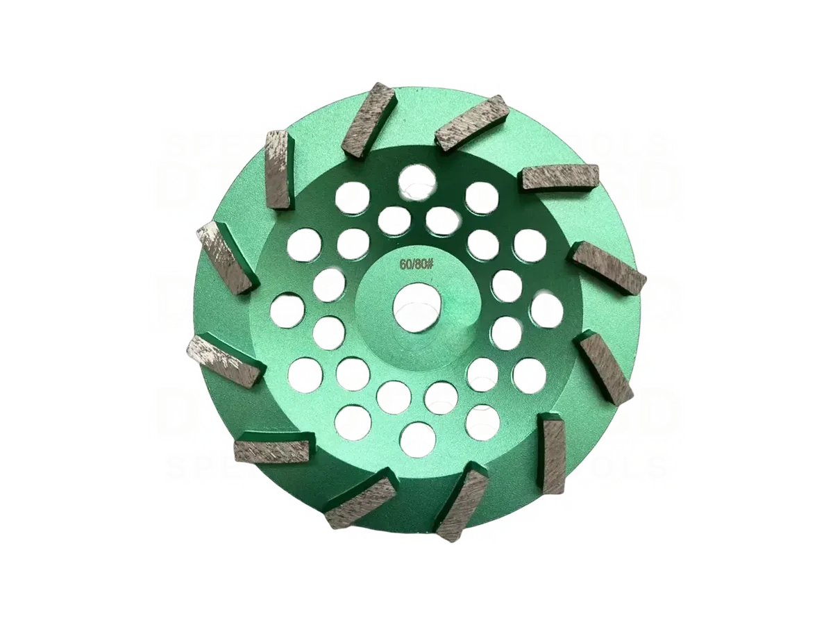 7" 12 Segment Spiral Cup Wheels