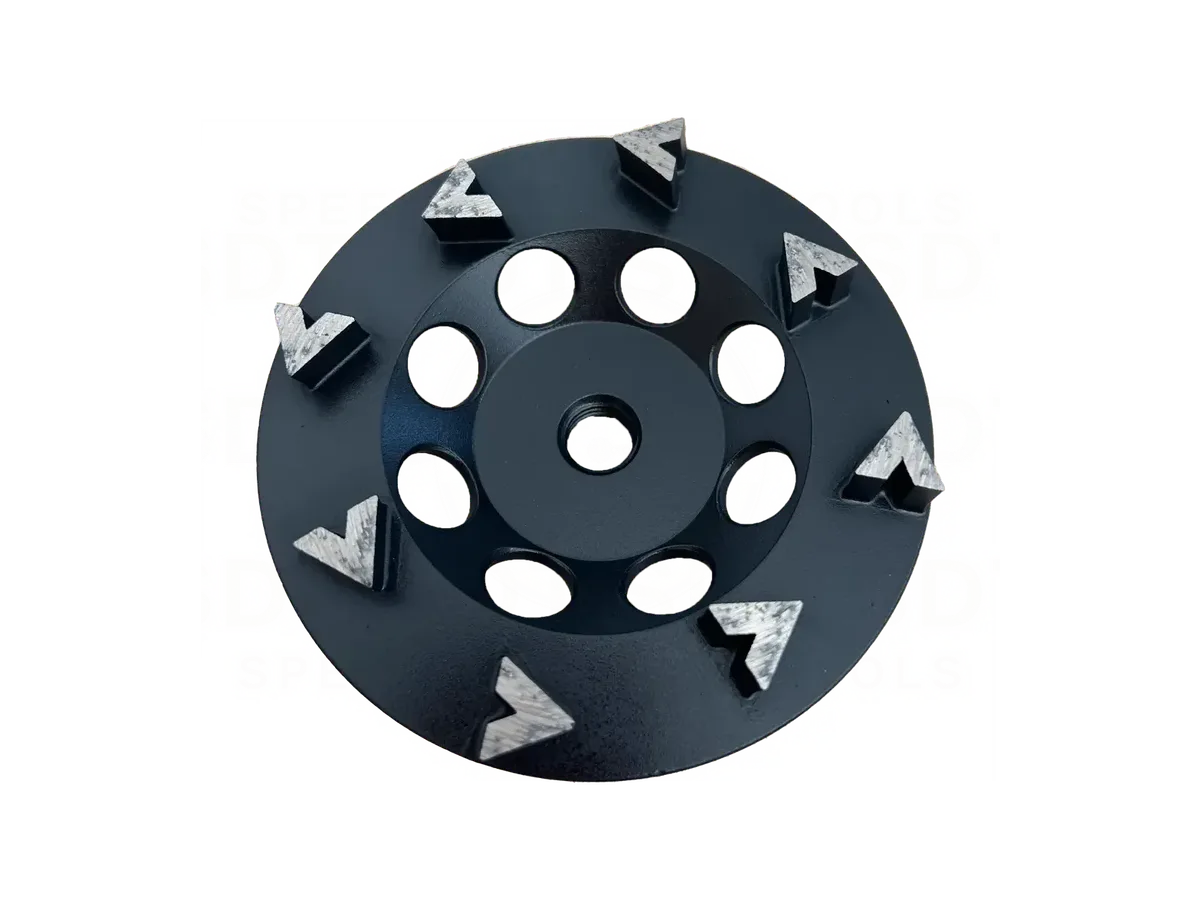 5" Small Arrow Segment with Thread Cup Wheel