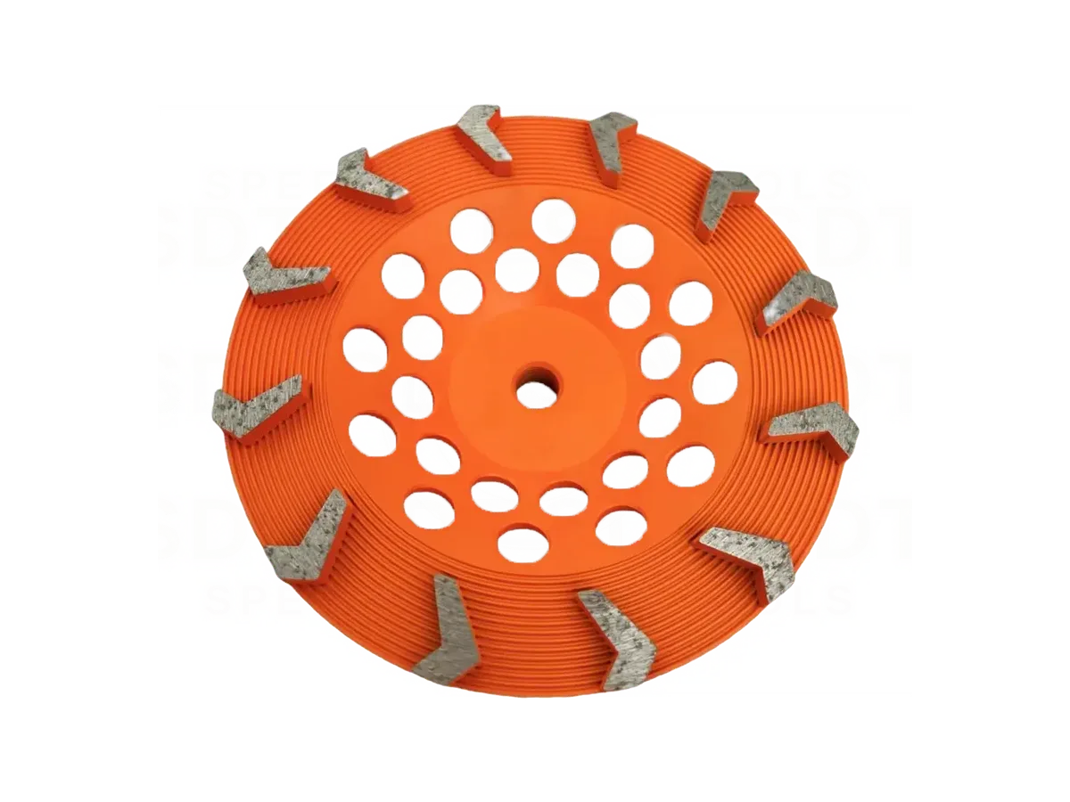 7" 12 Arrow Segment Cup Wheels