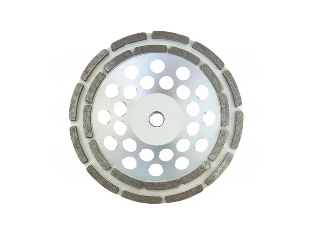 7" Double Row Cup Wheels with 5/8" - 11 Thread