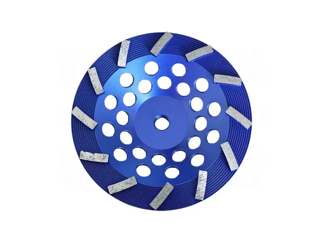 7" 12 Segment Spiral Cup Wheels with 5/8" - 11 Thread