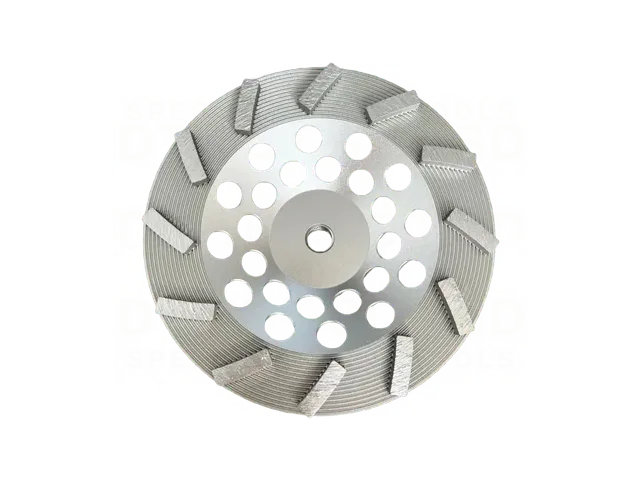 7" 12 Segment Spiral Cup Wheels with 5/8" - 11 Thread