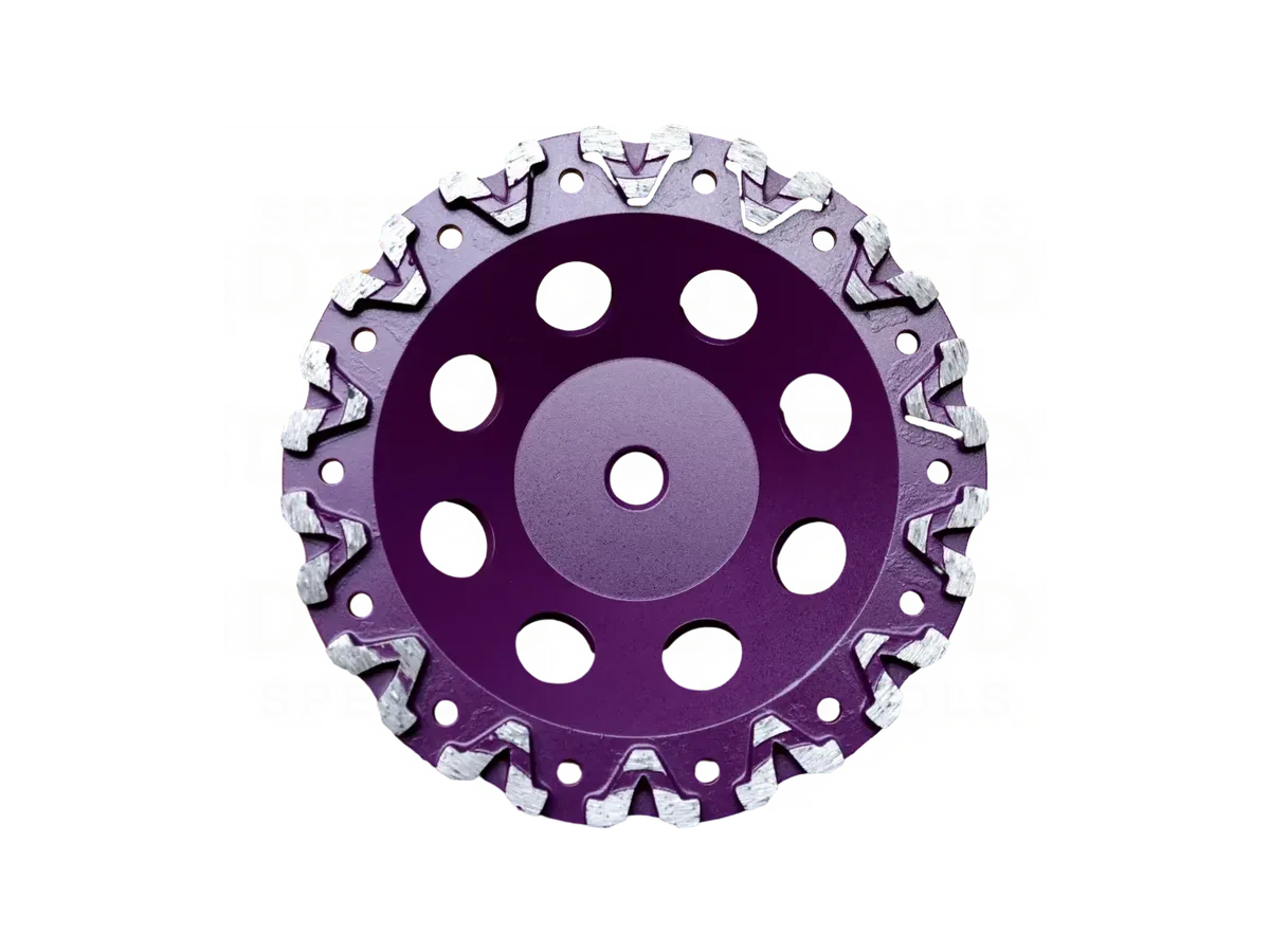 7" V Segment Cup Wheels