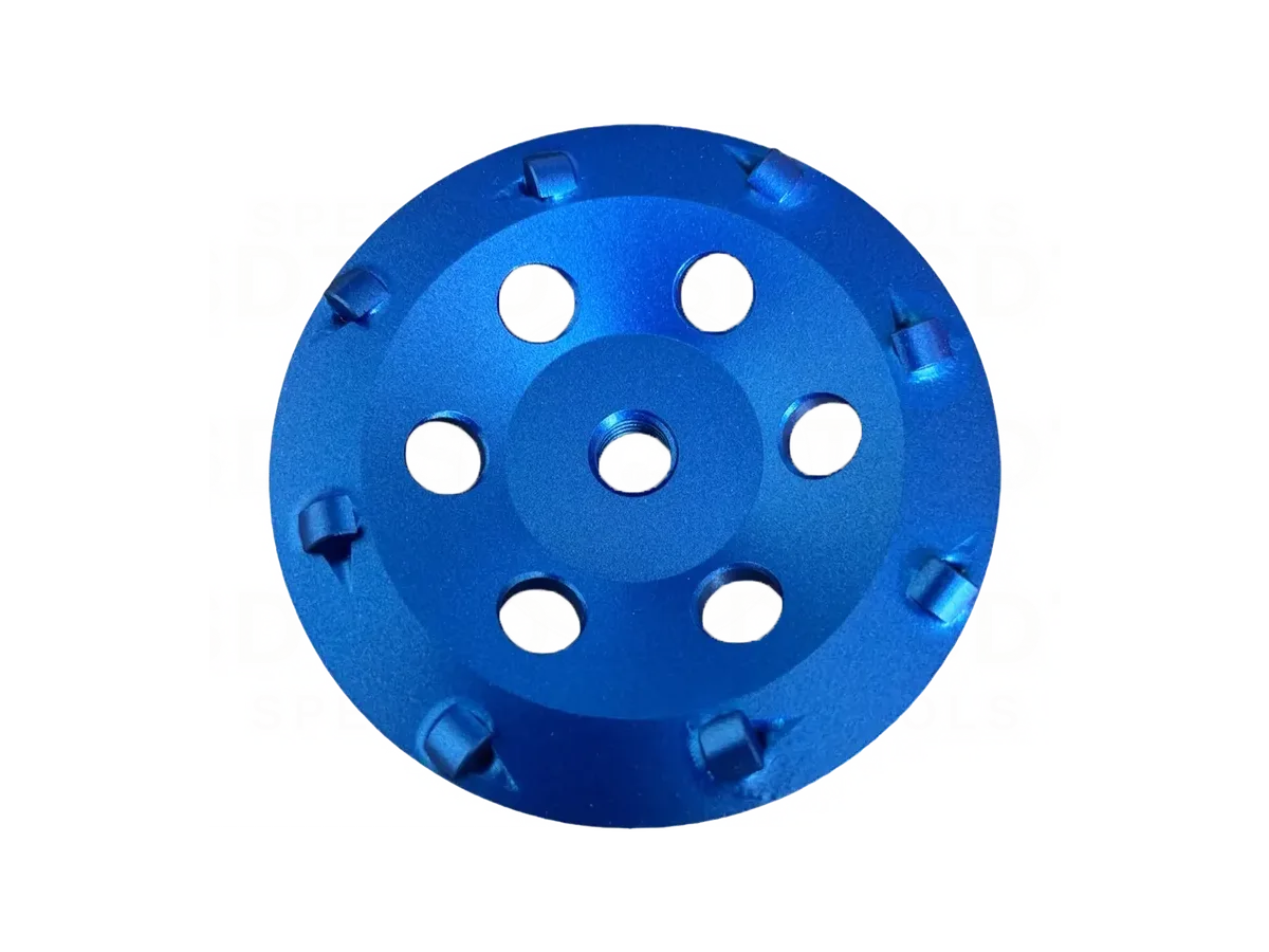 5" 8 Quarter Pcd Cup Wheels with 5/8" - 11 Thread